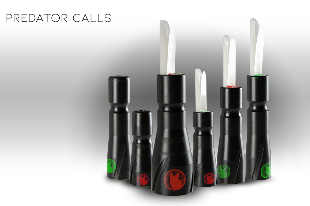 Predator Tactics Precision CNC'd Game Calls hand operated precision cnc'd game calls by predator tactics